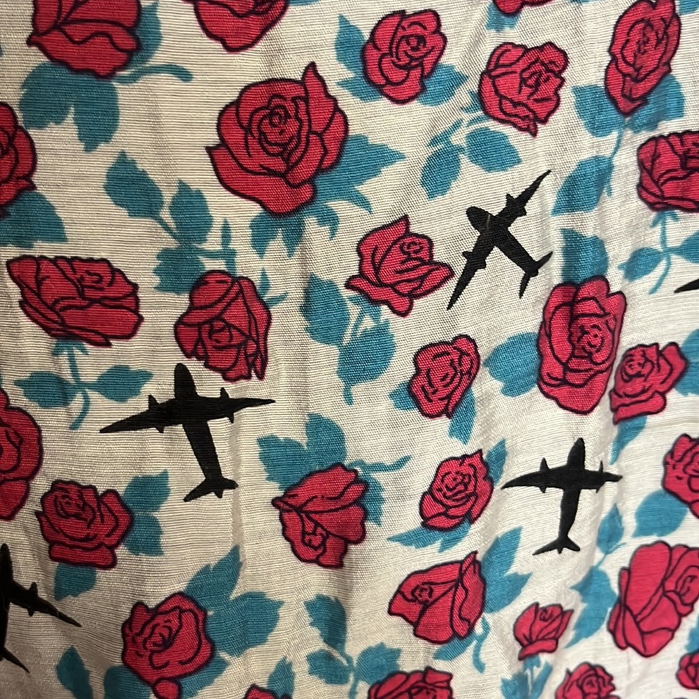 Airplanes & Roses Dress - Picture 2 of 4